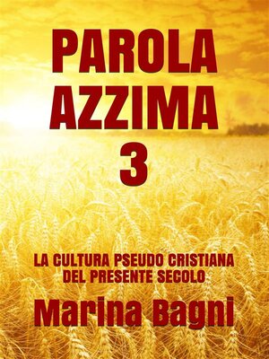 cover image of Parola Azzima 3